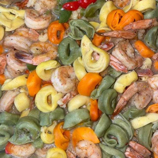 Jerk Shrimp Pasta.