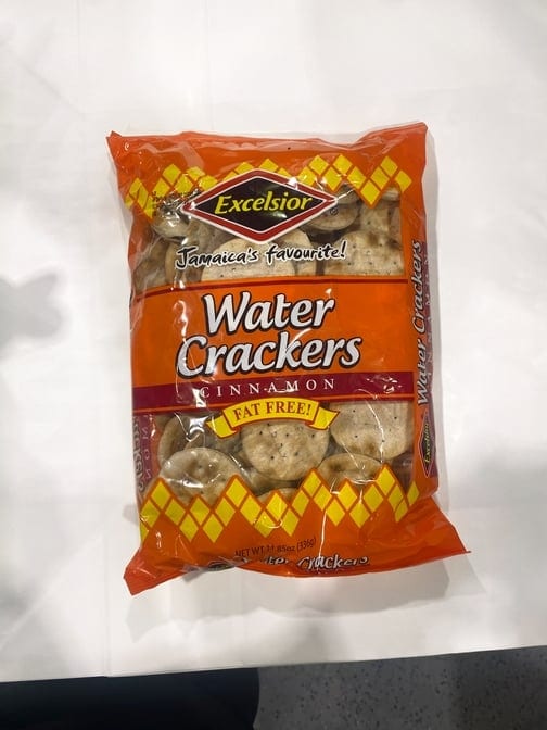 Water Crackers Cinnamon.