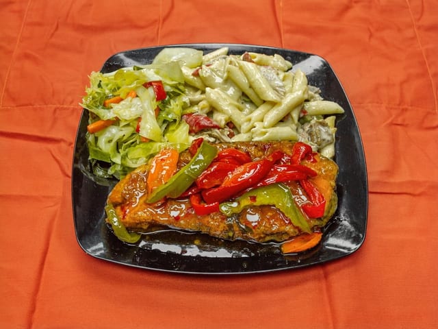 Steak Salmon.